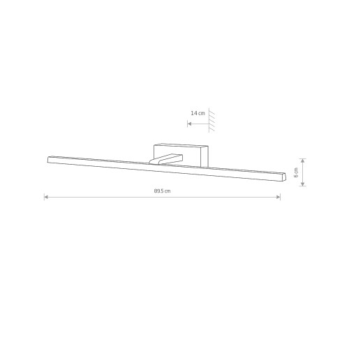 Світильник Nowodvorski 10284 Van Gogh L LED 1x18W 3000K 650Lm IP20 Bl ( 4011758 )