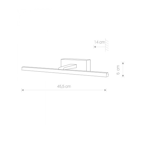 Світильник Nowodvorski 10286 Van Gogh S LED 1x9W 3000K 290Lm IP20 Bl ( 4011760 )
