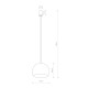 Підвісний світильник Nowodvorski 10294 Candy I Zwis GU10 1x10W IP20 Copper ( 4012241 )
