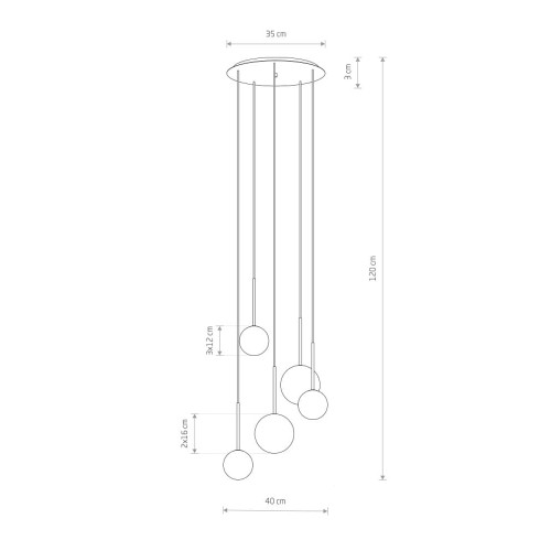 Підвісний світильник Nowodvorski 10303 Karo V G9 5x12W IP20 Bl ( 4012247 )