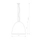 Подвесной светильник Nowodvorski 10325 Egg XL E27 7x40W IP20 Wh ( 4012259 )