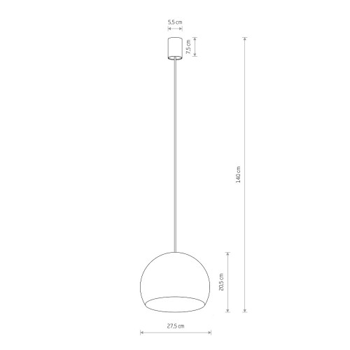 Подвесной светильник Nowodvorski 10335 Candy I Zwis GU10 1x35W IP20 Wh ( 4012261 )
