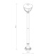 Светильник уличный Nowodvorski 10497 Amelia E27 1x10W IP44 Bl ( 4018270 )