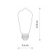 Лампа Nowodvorski 10594 Bulb vintage led E27 1x6W 2200K 360Lm Transparent ( 4018296 )