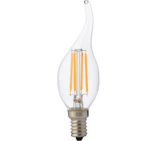 Лампа Світлодіодна "Filament flame - 4" 4W свічка на вітрі Е14 2700К