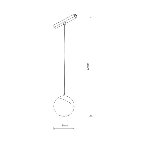 Магнитный трековый светильник Nowodvorski 10648 LVM Lid Led 1x8w 4000к 650Lm IP20 Bl ( 4018202 )