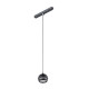 Магнитный трековый светильник Nowodvorski 10653 LVM Slot Led 1x5w 4000к 250Lm IP20 Bl ( 4018199 )