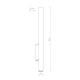 Світильник Nowodvorski 10758 Fourty Wall XL GU10 2x10W IP20 Wh ( 4018241 )
