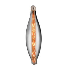 Лампа вінтажна світлодіодна (ретро) Filament led ELLIPTIC-XL 8W E27 2400К Титан