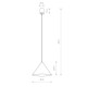Підвісний світильник Nowodvorski 10879 Zenith M GU10 1x20W IP20 Umbra Gray ( 4012288 )