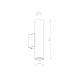Світильник Nowodvorski 10891 Fourty Wall M GU10 2x10W IP20 Umbra Gray ( 4018214 )