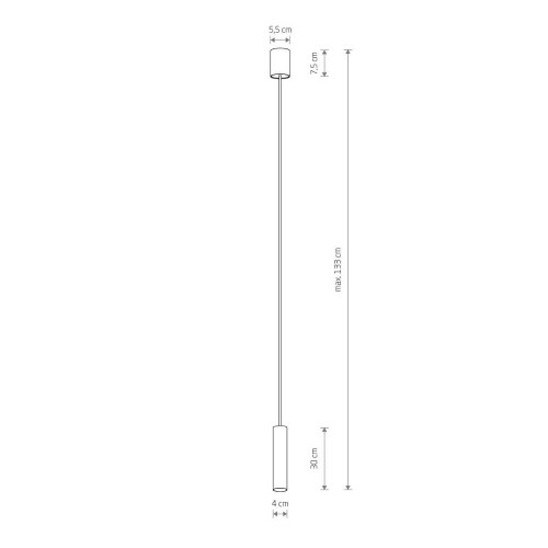 Підвісний світильник Nowodvorski 10903 Fourty M GU10 1x10W IP20 Umbra Gray ( 4018042 )