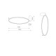 Світильник Nowodvorski 10930 Circolo LED S 1x18W 4000K 600Lm IP20 Bl ( 4018060 )