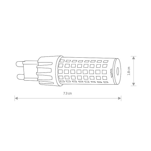 Лампочка Nowodvorski 10933 Bulb G9 1x7W 4000K 900Lm Wh ( 4018321 )