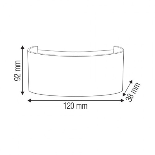 Світильник світлодіодний фасадний SMD LED "PROTON-4" 4W настінний фасадний SMD LED ( 4013240 )