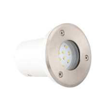 Світильник тротуарний "SAFIR" 1.2W мат.хром.білий