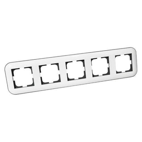 Рамка 5-а LOFT білий+сірий ( 4013454 )