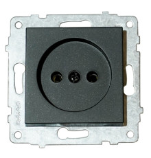 Механізм розетки одинарної GRANO чорний