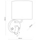 Бра TK-Lighting richi white/gold 1370 белый ( 4017389 )