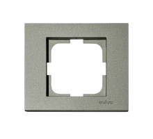 Одинарна рамка GRANO антрацит