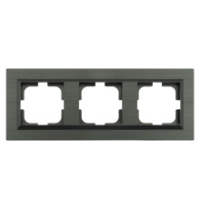 Рамка 3-на QUANTUM сірий магніт