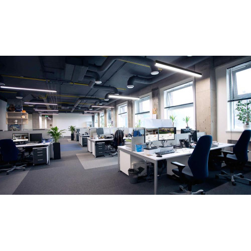 Підвісний лінійний світильник "FORTUNE10-80" 80W 4000K (Чорний) ( 4013553 )