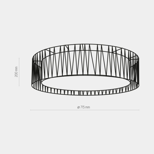 Люстра потолочная TK-Lighting harmony black 1658 черный ( 4017156 )