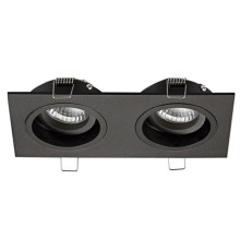 Точечный светильник Zumaline chuck dl2 square 20068-BK