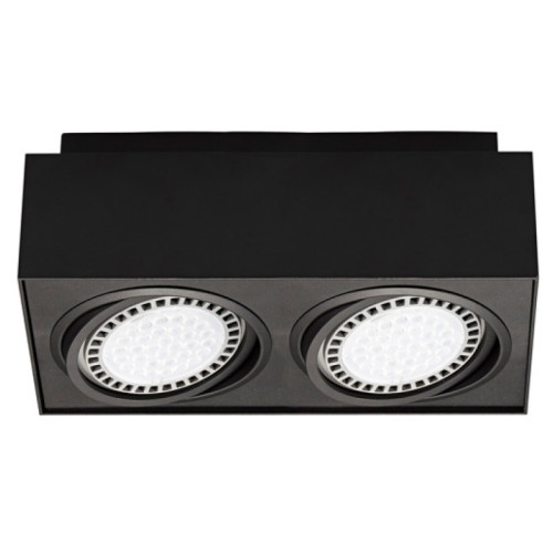 Точковий світильник Zumaline boxy cl 2 20075-BK ( 4017709 )