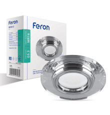 Вбудований світильник Feron 8050-2 срібло срібло