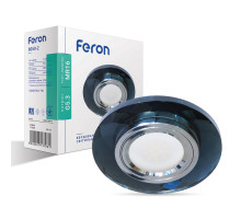 Встраиваемый светильник Feron 8050-2 серый серебро