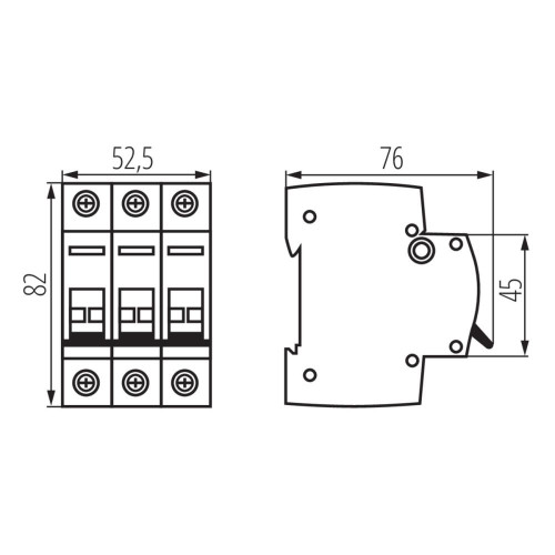 Ізоляційний роз'єднувач модульний KMI ( 4015265 )