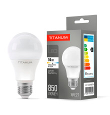 LED лампа TITANUM A60 10W E27 4100K