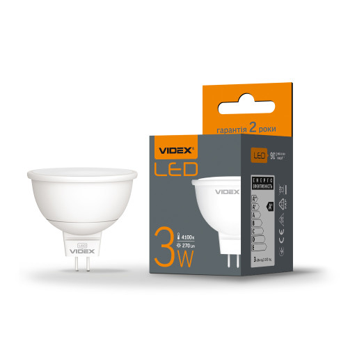 LED лампа VIDEX MR16e 3W GU5.3 4100K ( 4014061 )