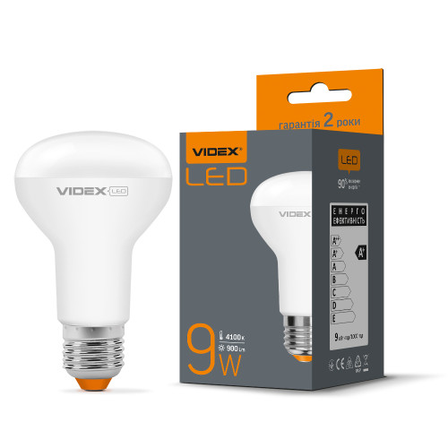 LED лампа VIDEX R63e 9W E27 4100K ( 4014079 )