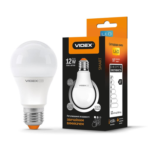 LED лампа с регулировкой яркости VIDEX A60eD3 12W E27 4100K ( 4014080 )