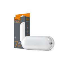 LED светильник IP65 овальный VIDEX 7W 5000K белый овальный VIDEX 7W 5000K белый