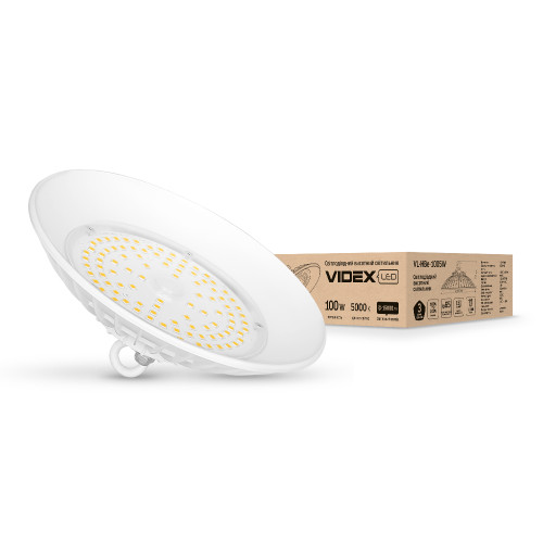 LED висотний світильник ХайБей VIDEX 100W 5000K білий ( 4014106 )
