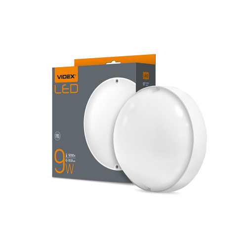 LED світильник IP65 круглий VIDEX 9W 5000K білий ( 4014109 )