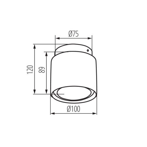Стельовий точковий світильник SONOR GU10 ( 4014891 )