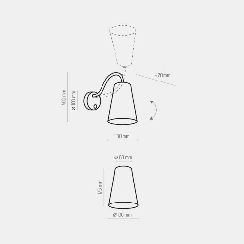 Бра TK-Lighting wire white 2445 белый ( 4017671 )