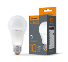 LED лампа VIDEX A60eD 10W E27 4100K димерна