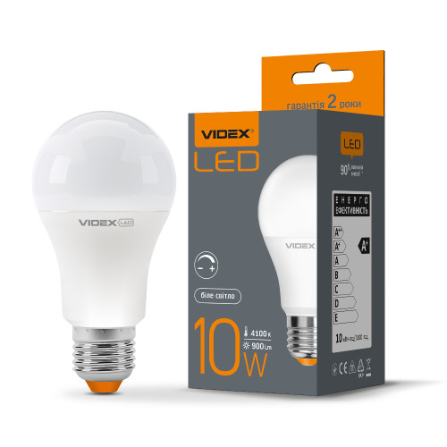 LED лампа VIDEX A60eD 10W E27 4100K димерна ( 4014126 )