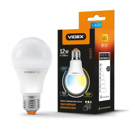 LED лампа VIDEX A60eC3 12W E27 220V ( 4014127 )