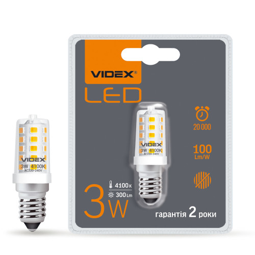 LED лампа VIDEX ST25e 3W E14 4100K ( 4014133 )