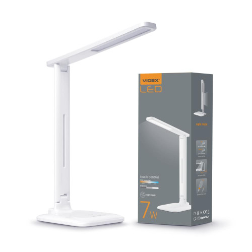 LED лампа настiльна VIDEX TF02W 7W 3000-5500K ( 4014139 )