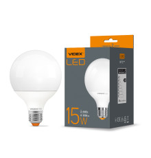 LED лампа VIDEX G95e 15W E27 4100K LED лампа VIDEX G95e 15W E27 4100K