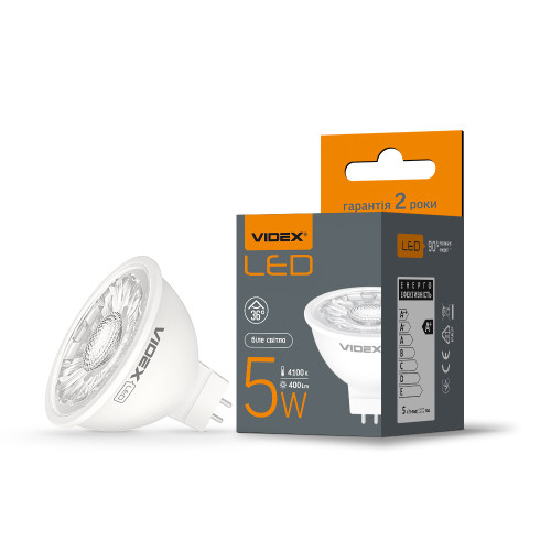 LED лампа VIDEX MR16eL 5W GU5.3 4100K ( 4014159 )