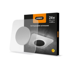 LED світильник акриловий квадратний VIDEX 24W 4100K
