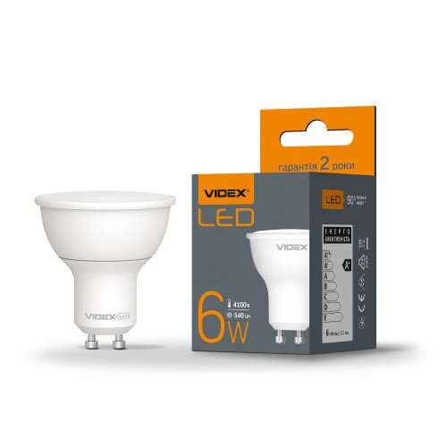 LED лампа VIDEX MR16e 6W GU10 4100K ( 4014178 )